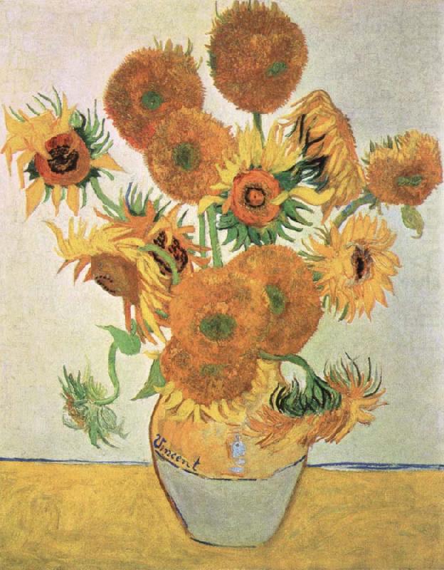Vincent Van Gogh sun flowers china oil painting image